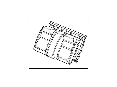 Acura 82122-ST8-A00 Pad, Rear Seat-Back Molding