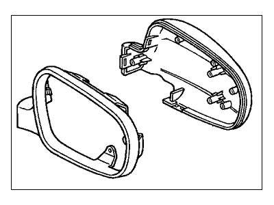 1997 Acura TL Mirror Cover - 76251-S04-Y24YV