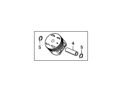 Acura Pistons - 13030-PGE-A01