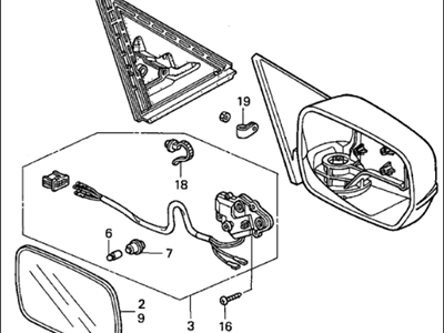 2003 Acura TL Mirror - 76200-S0K-A21ZK