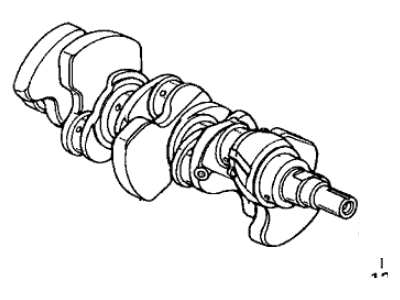 Acura Crankshaft - 13310-PGE-A00