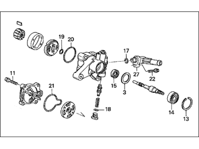 Acura 56110-P8E-A01 Power Steering Pump