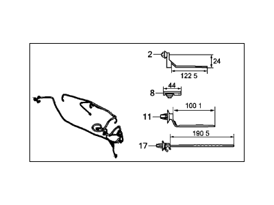 Acura 32108-TX6-A00 Wire Harness, Rear