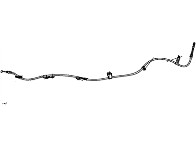 2013 Acura ILX Hybrid Parking Brake Cable - 47560-TX8-A02