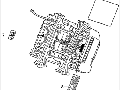 2013 Acura ILX Hybrid Battery Tray - 1D100-R9C-C00RM