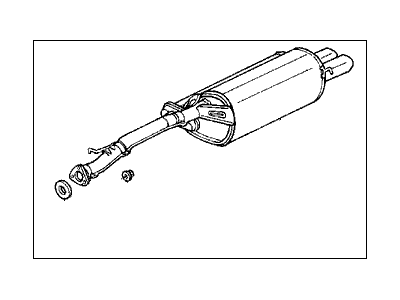 1993 Acura Legend Exhaust Pipe - 18210-SP0-A51