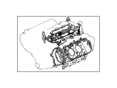 Acura 06110-PY3-010 Gasket Kit, Driver Side Cylinder Head