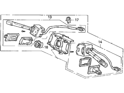 1993 Acura Legend Turn Signal Switch - 35250-SP0-A01