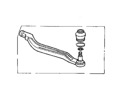 1993 Acura Legend Tie Rod End - 53540-SP0-023