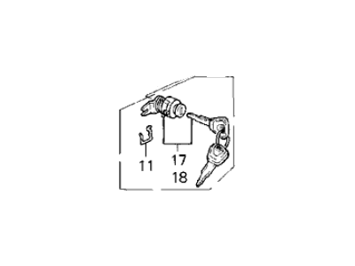 Acura 72180-SP1-A02ZN Driver Side Handle Assembly (Outer) (Milano Red)