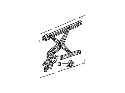 1993 Acura Legend Window Regulator - 72251-SP1-J02