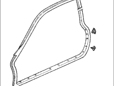 1992 Acura Legend Weather Strip - 72310-SP1-003