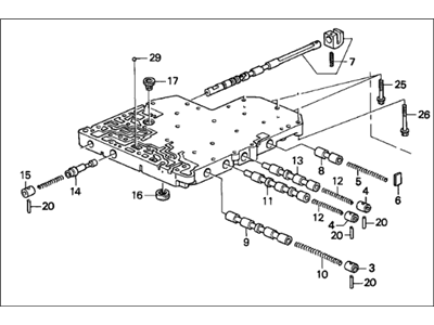 1992 Acura Legend Valve Body - 27000-PY4-010