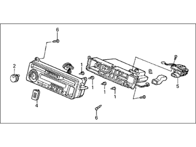 Acura 79600-SP0-A44 Control Assembly, Automatic Air Conditioner