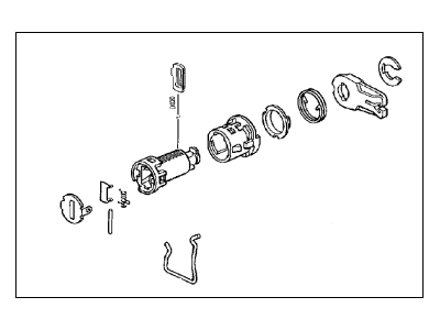 Acura 06725-SP1-405 Cylinder Kit, Driver Side Door (Service)