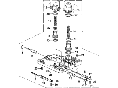 1994 Acura Legend Valve Body - 27700-PY4-J00