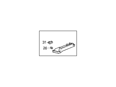 Acura 71802-SP1-A00ZA Garnish, Right Front Fender (Lower) (Sherwood Green Pearl)