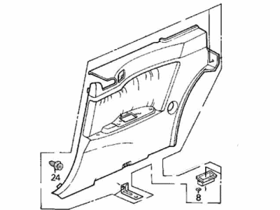 Acura Legend Door Trim Panel - 83783-SP1-A20ZA