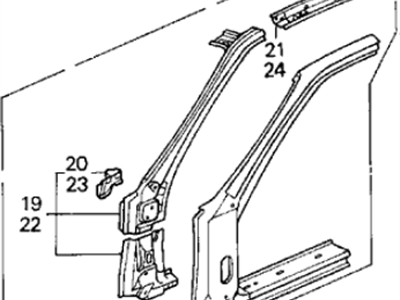 1993 Acura Legend Fuel Door Hinge - 74494-SP0-000