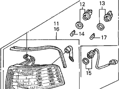 Acura 33600-SP1-A02 Light Assembly, Right Front Position &Side Marker