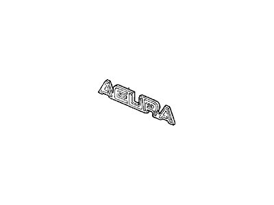 1993 Acura Legend Emblem - 75711-SP1-A00