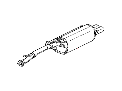 Acura 18307-SP0-023 Muffler, Exhaust