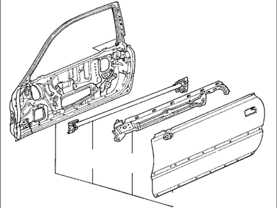 1993 Acura Legend Door Hinge - 67420-SP1-003ZZ