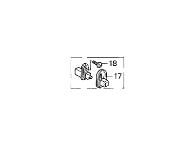 1993 Acura Vigor Door Jamb Switch - 35400-SL5-A01