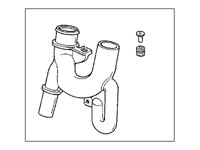 1992 Acura Vigor Air Duct - 17243-PV1-000