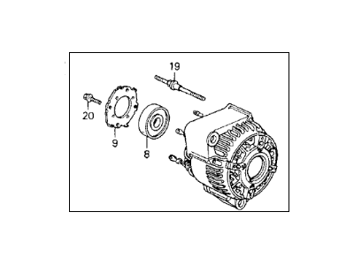 Acura 31109-PV1-A01 Frame Assembly, Drive End