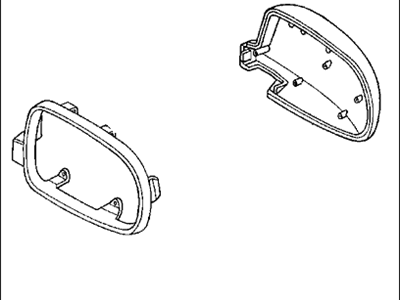 Acura 76251-SM4-J21ZD Driver Side Housing (Regal Plum)