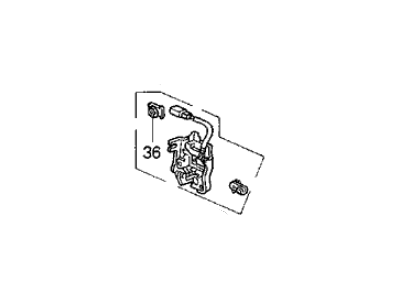1993 Acura Vigor Door Lock - 74851-SL5-A01