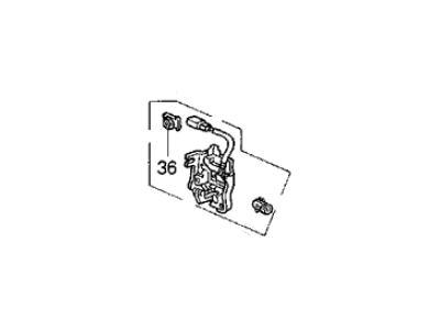 Acura Vigor Tailgate Latch - 74851-SL5-A01