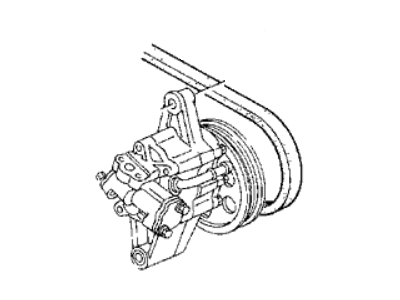 Acura 56992-PV0-003 Power Steering Pump Belt (Mitsuboshi)