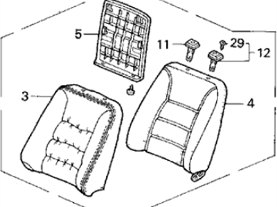 1994 Acura Vigor Seat Cover - 81521-SL5-A12ZC