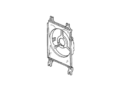 Acura Vigor Fan Shroud - 38615-PV1-A00