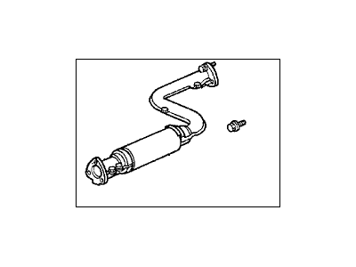 Acura Vigor Exhaust Pipe - 18220-SL5-A02