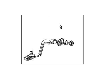 1993 Acura Vigor Fuel Filler Neck - 17660-SL5-A01