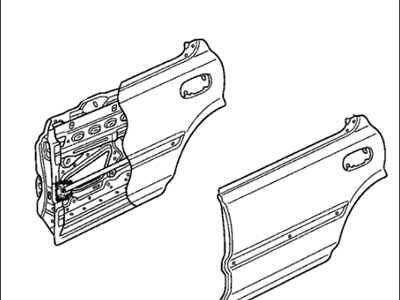 1994 Acura Vigor Door Hinge - 67920-SL5-003ZZ