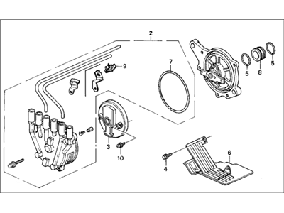 Acura 30100-PV1-A03 Distributor Assembly (Td-11T)