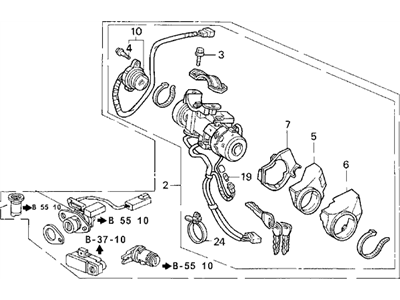 1994 Acura Vigor Ignition Switch - 35130-SL5-305