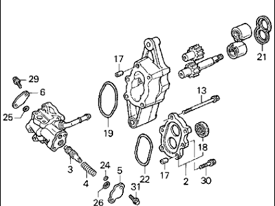 Acura Vigor Power Steering Pump - 56110-PV0-030