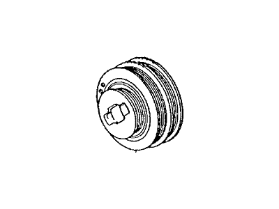 1993 Acura Vigor Harmonic Balancer - 13810-PV1-003