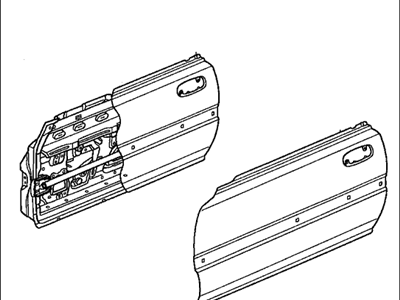 1992 Acura Vigor Door Hinge - 67420-SL5-003ZZ