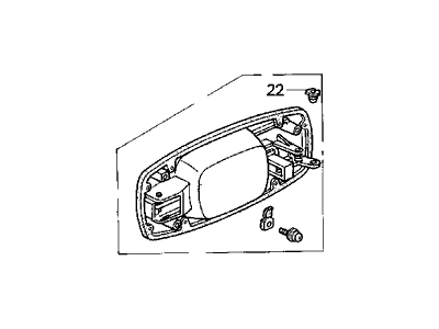 Acura Vigor Door Handle - 72640-SL5-A12ZB