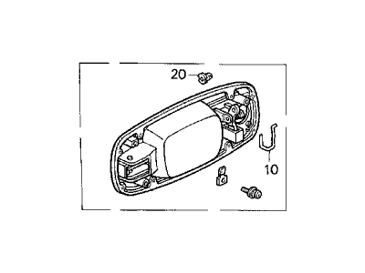 Acura Vigor Door Handle - 72140-SL5-A12ZT