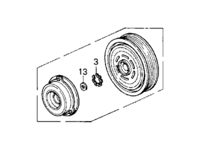 Acura 38900-PV1-A02 Clutch Set