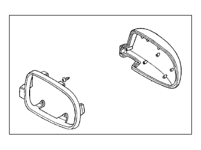 Acura Vigor Mirror Cover - 76201-SM4-J21YL