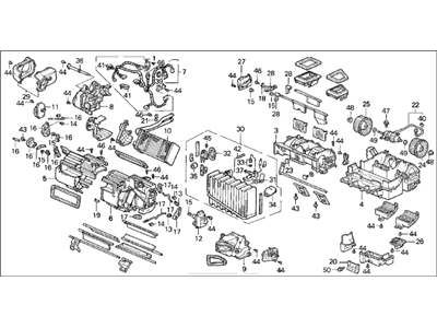 1993 Acura Vigor Heater Core - 79100-SL5-A02