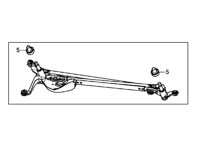 Acura 76530-T6N-A01 Link, Front Wiper